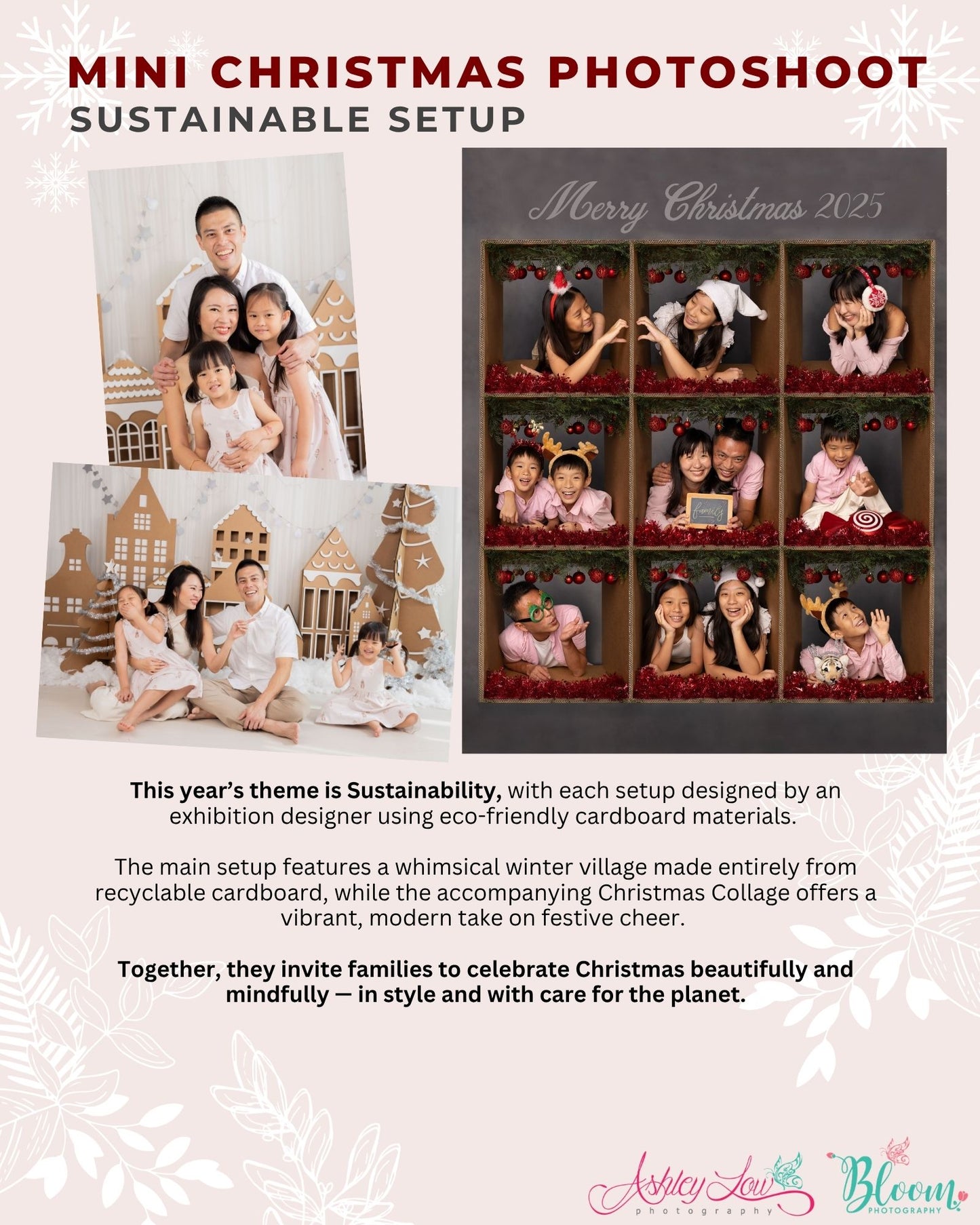 Sustainable Mini Christmas Family Photoshoot