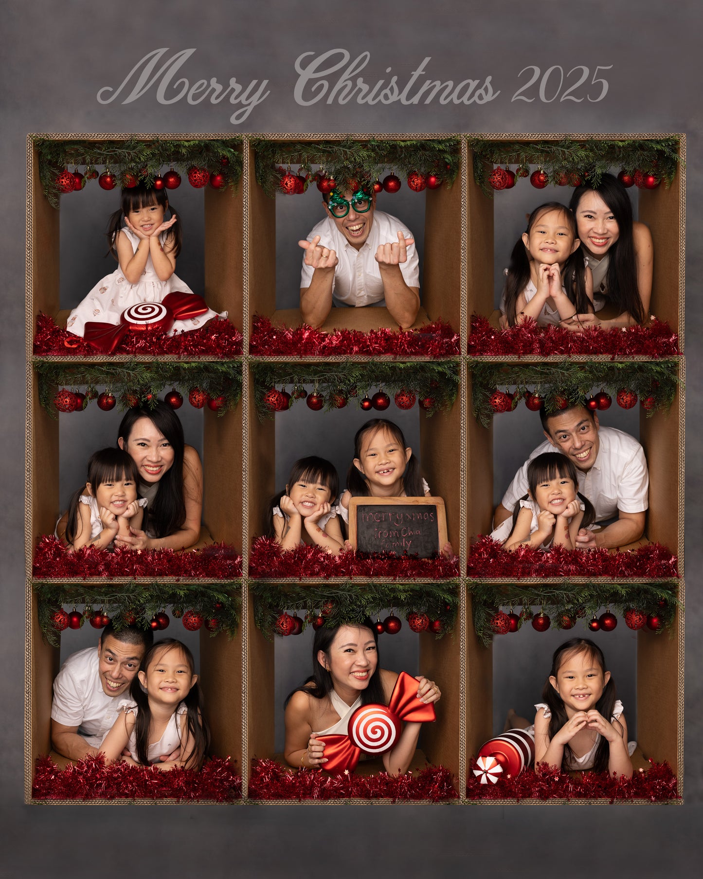Sustainable Mini Christmas Family Photoshoot