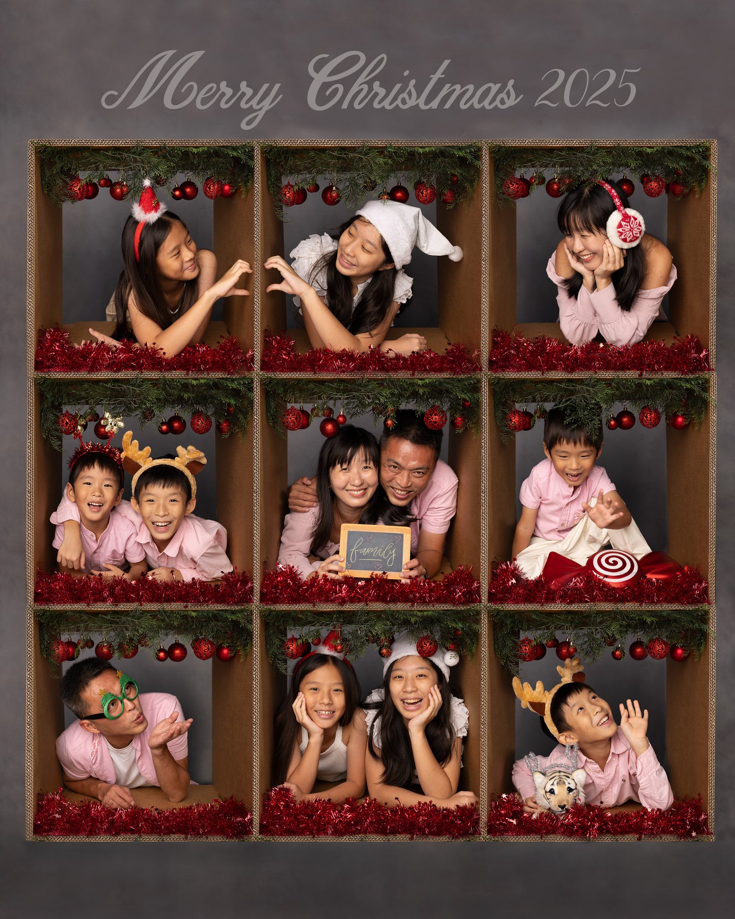 Sustainable Mini Christmas Family Photoshoot