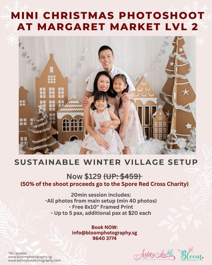 Sustainable Mini Christmas Family Photoshoot at MM