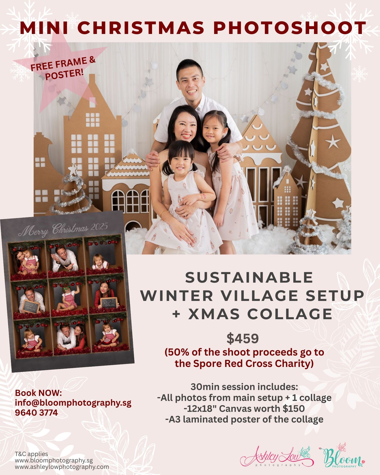 Sustainable Mini Christmas Family Photoshoot